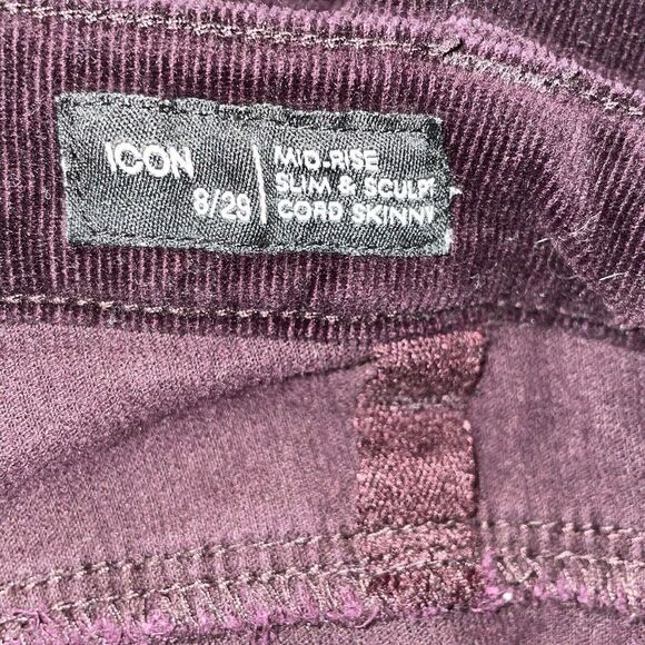 Buffalo David Bitton Women's Icon Slim and Sculpt Mid-Rise Corduroy Pants 8/29 - Picture 8 of 10